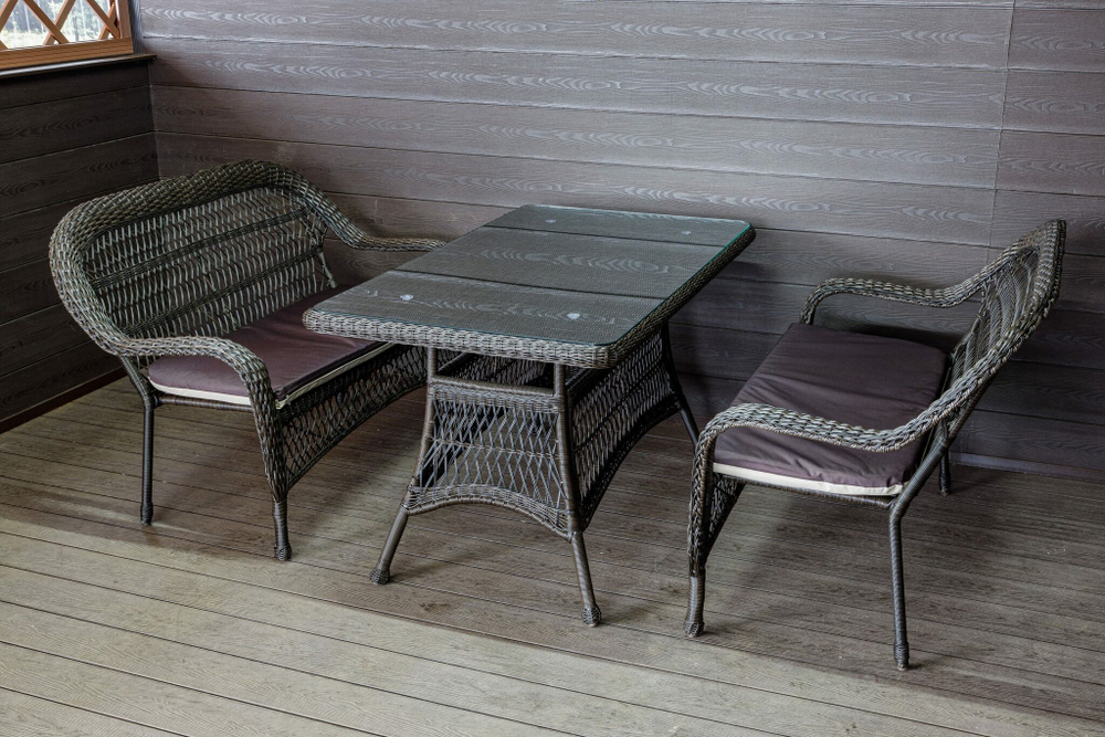 Комплект мебели из искусственного ротанга Мэдисон НЬЮ (Medison NEW) Сompany Set  с подушками на сидение