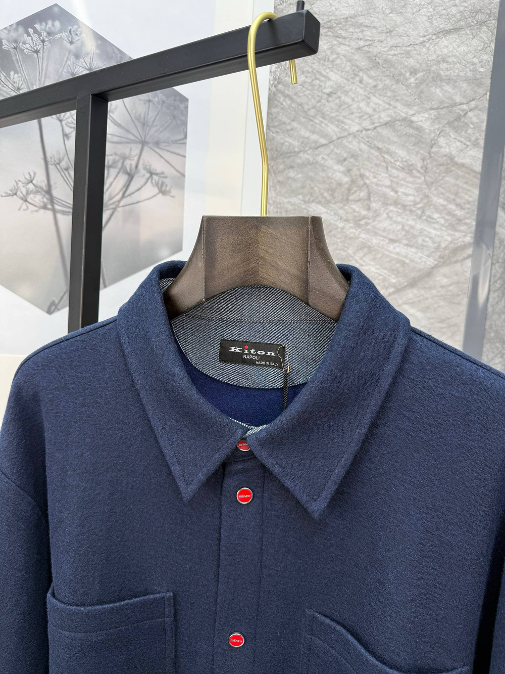 Рубашка Kiton (утепленная)