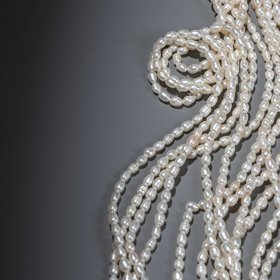 Жемчуг культивированный рис, белый, 4-5*3,5мм