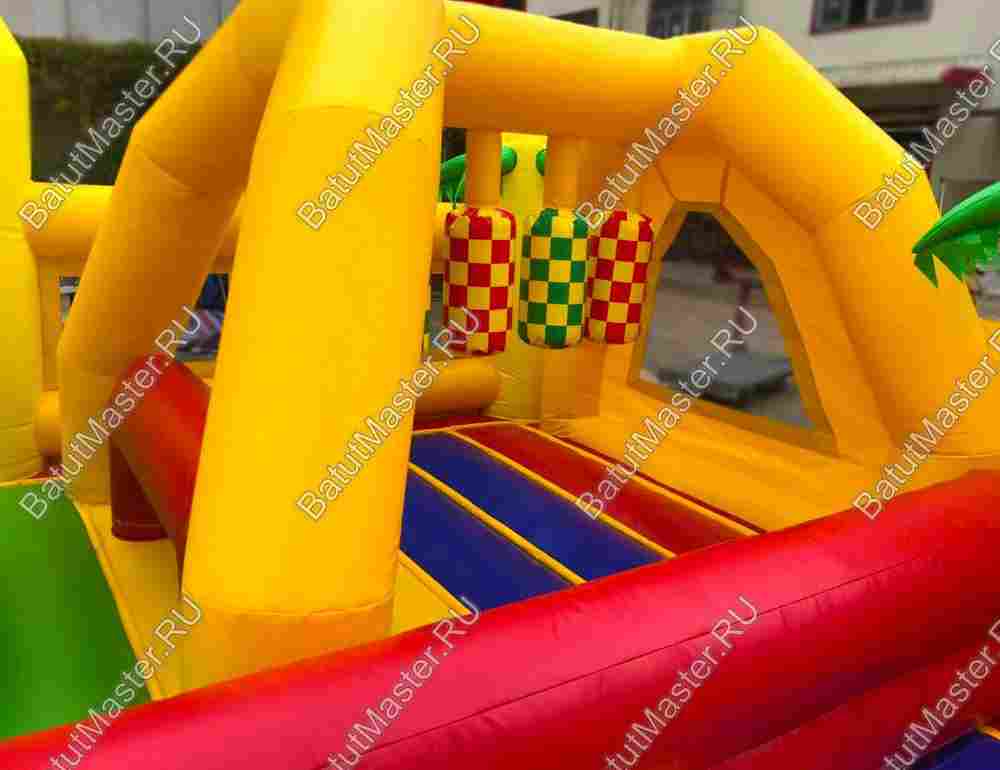 Коммерческий надувной батут Сафари-Тигр с принт печатью