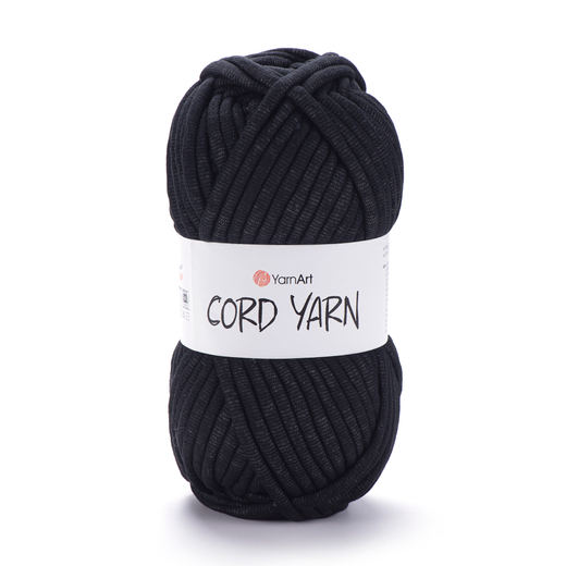 Пряжа YarnArt Cord yarn, Черный