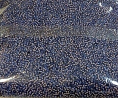 Бисер некалиброванный, 450 гр, размер 12/0, пр-во Китай