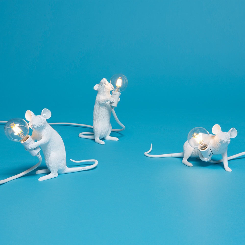 Table design lamp  Mouse by Seletti (White)