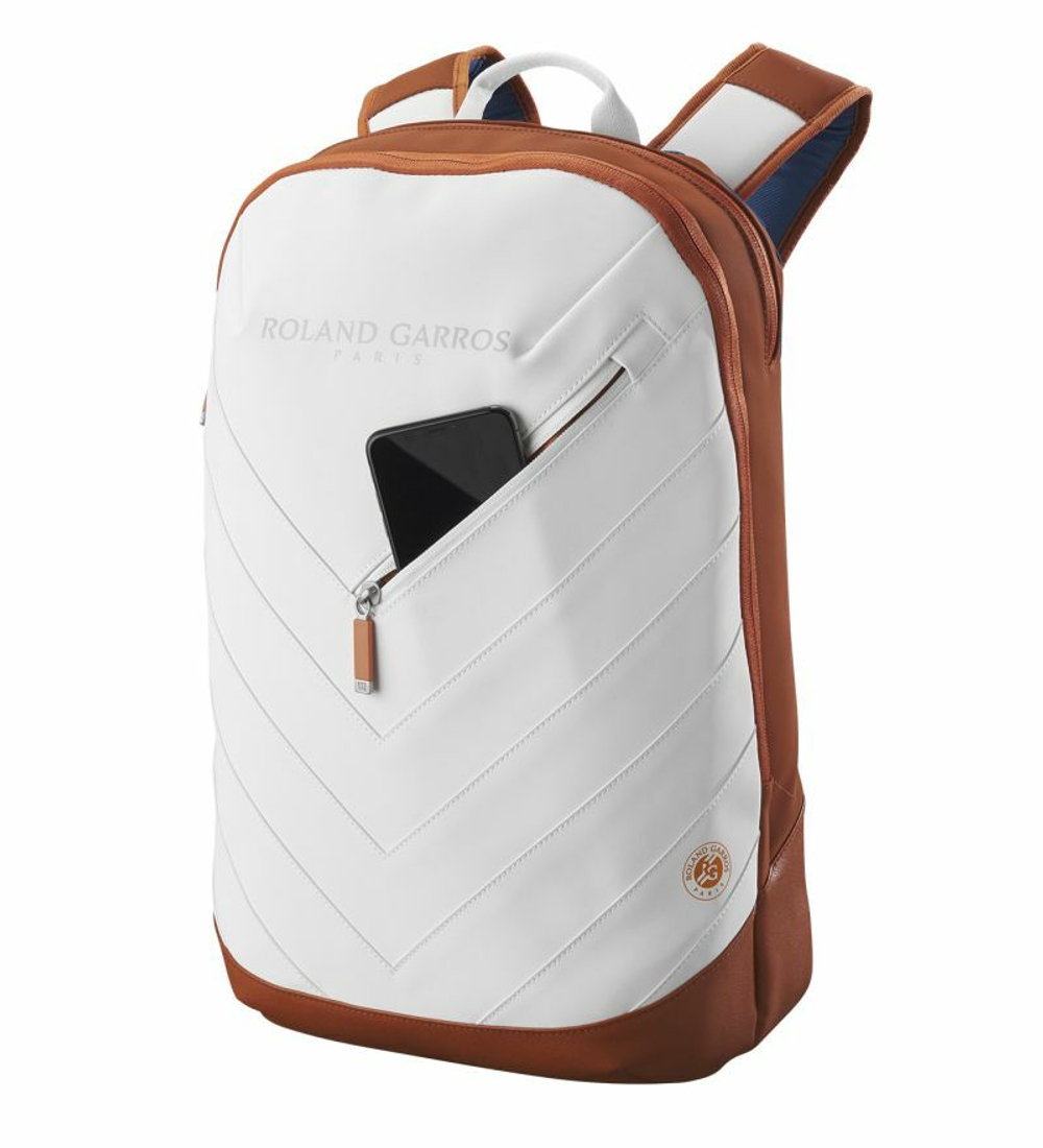 Рюкзак теннисный Wilson Super Tour Backpack Roland Garros 2024 - cream/clay/navy