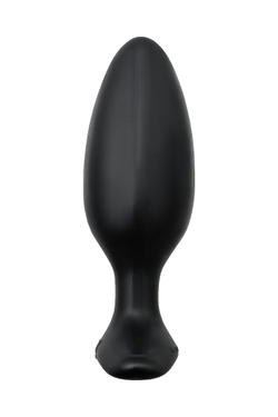 Анальная втулка LOVENSE Hush 2 (M), силикон, черная, 13,5 см, Ø 4,4 см