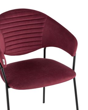 Стул Алексис велюр винный