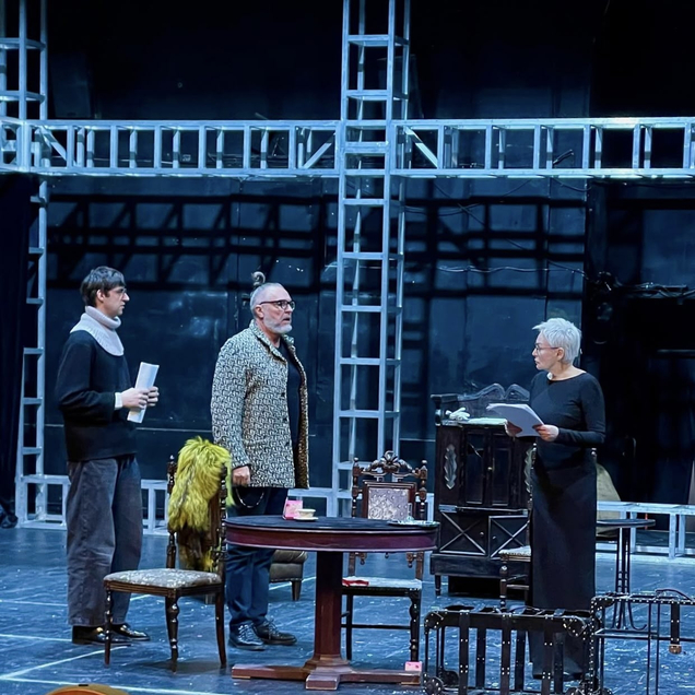 Что нового: репетируют премьеру! "Вишневый сад" в постановке Юрия Грымова.  20, 21 марта