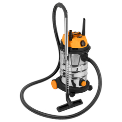 WDK-DUSTER L+ Промышленный пылесос 1600 Вт / 30 л, с подключением электроинструмента