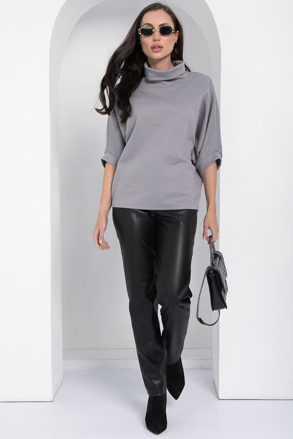 Блуза Барбара (серая) Б12652-12 LT Collection