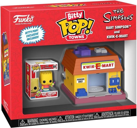 Фигурка Funko Bitty POP! Towns Simpsons Bart Simpson and Kwik-E-Mart 83684