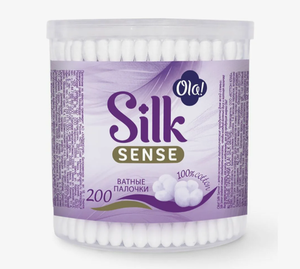 ВАТНЫЕ ПАЛОЧКИ OLA SILK SENSE 200 шт