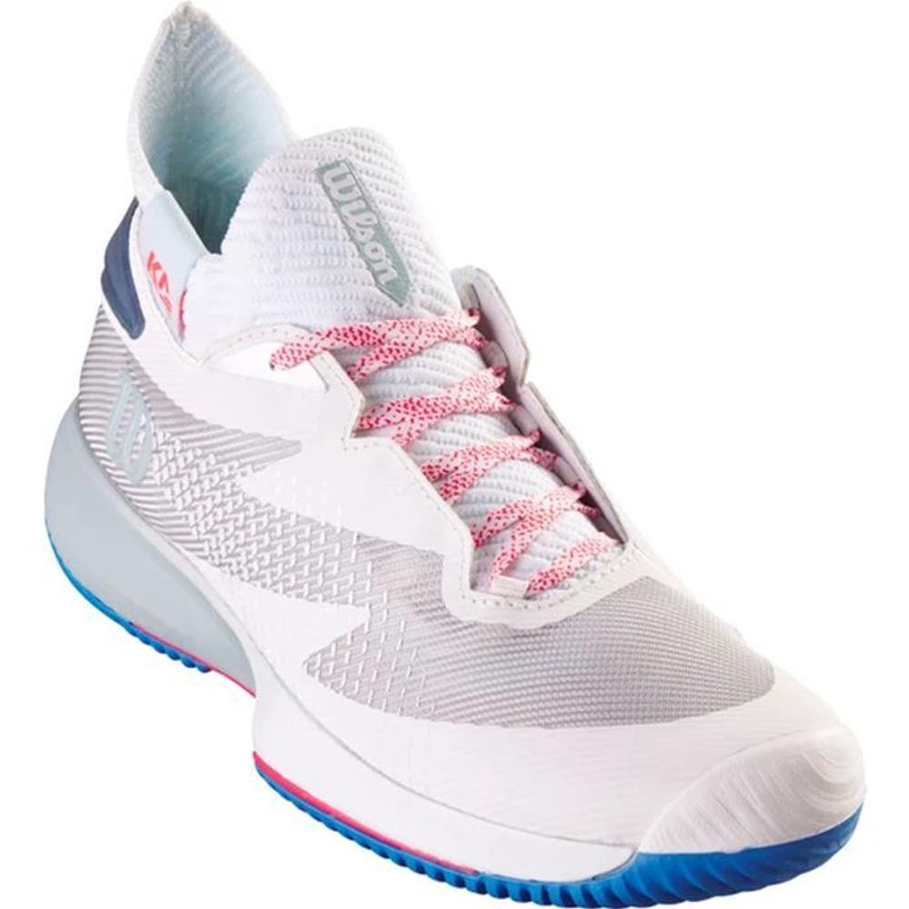 Женские теннисные кроссовки Wilson Kaos Rapide SFT W - white/cooling spray/french blue