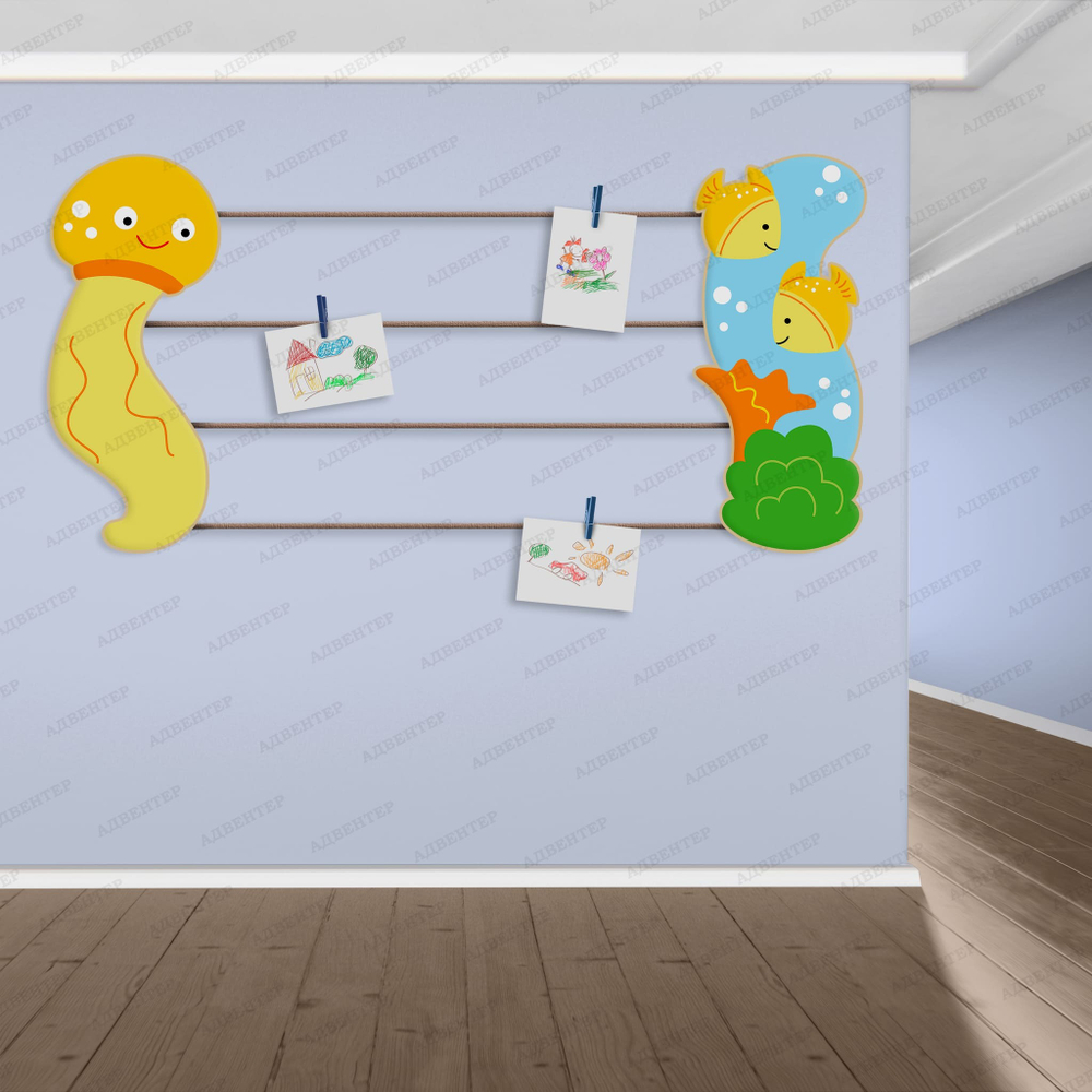 Демонстрационная система На рифе с декоративными элементами 2261