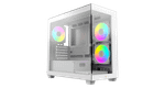 Корпус Ocypus Gamma C52 WH ARGB mATX/ITX 3xUSB Белый Gamma-C52-WHD300XX-GL