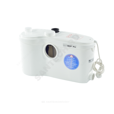 Установка канализационная SANIBEST PRO центральный вход SFA