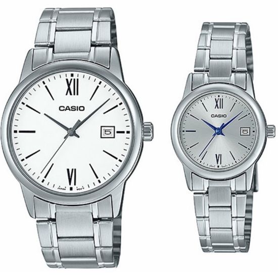 Парные часы Casio Standard: MTP-V002D-7B3 и LTP-V002D-7B3