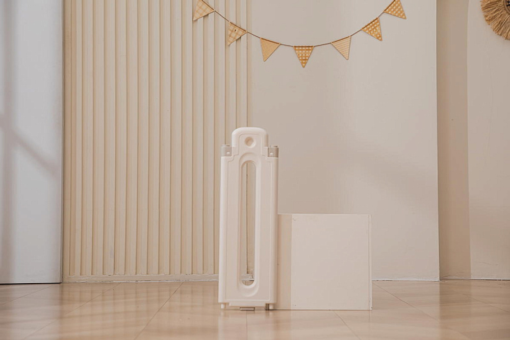 Манеж UNIX Kids DeLuxe Grey,180 x 200 см с игровыми аксессуарами