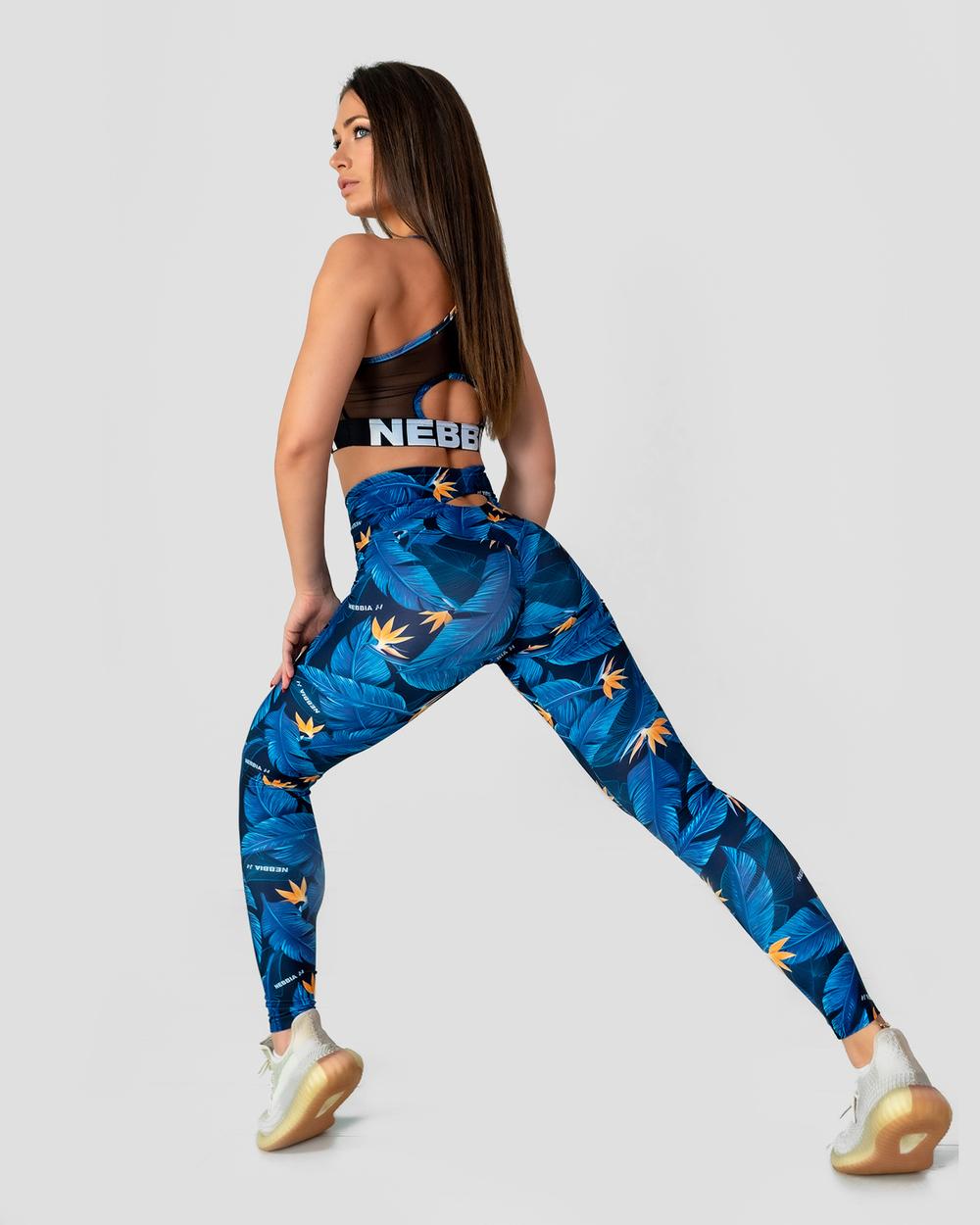 Лосины женские Nebbia High-waist Ocean Power legging 561 SQ.blue