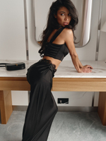 Топ корсетный укороченный bk