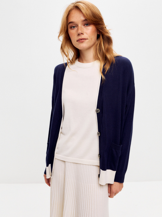 Кардиган из шелка и кашемира