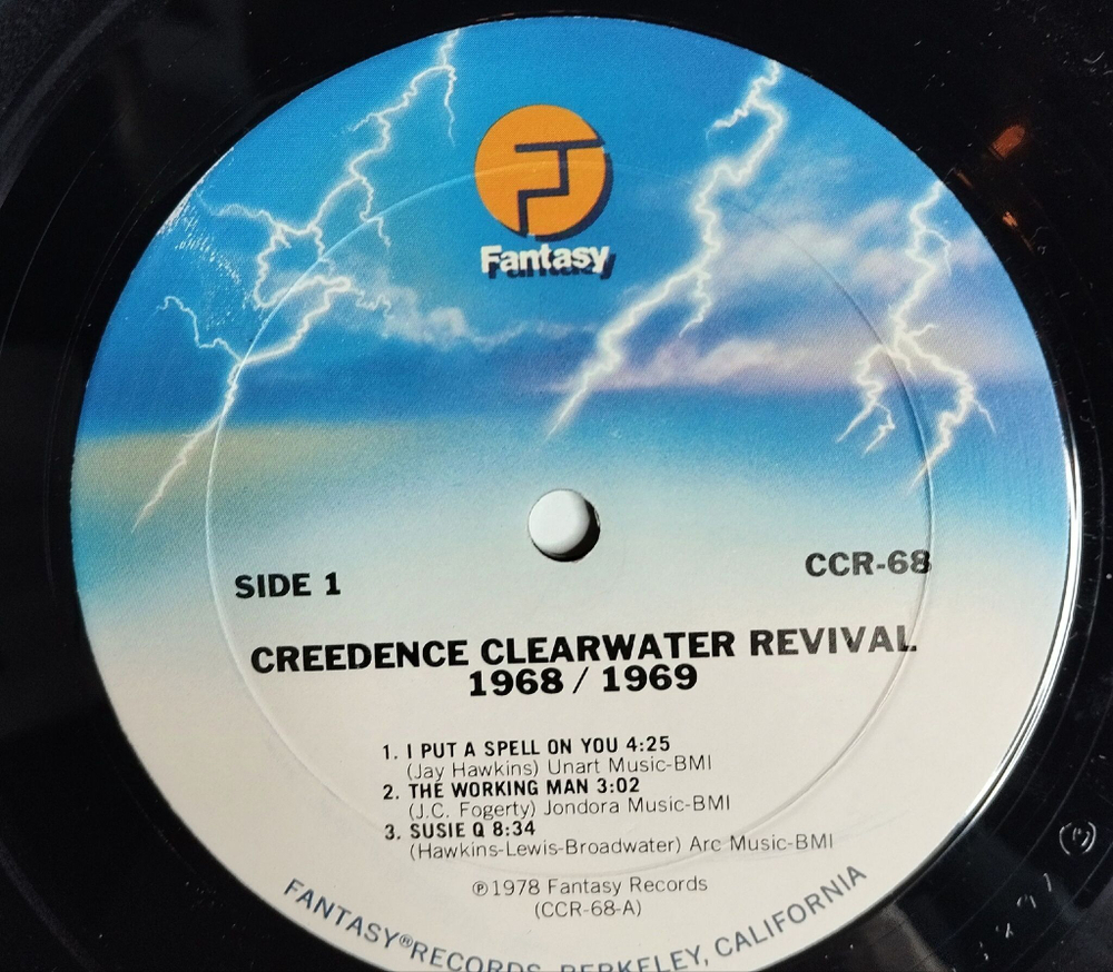 Винтажная виниловая пластинка LP Creedence Clearwater Revival 1968 / 1969 (USA 1978)
