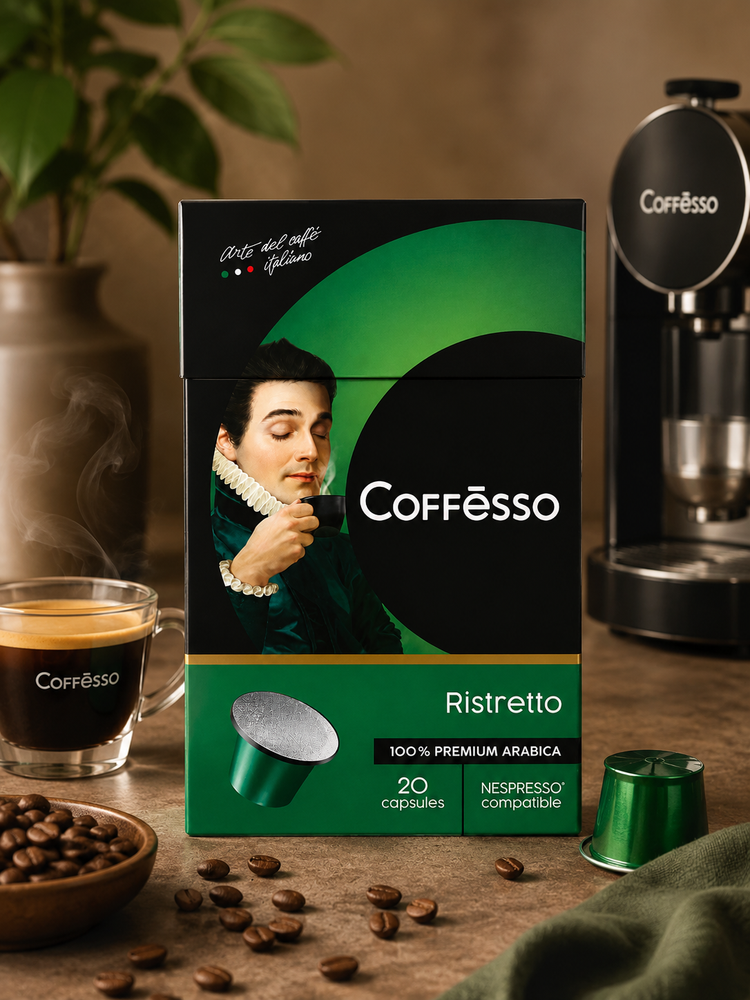 Кофе в капсулах Nespresso Coffesso Ristretto 20 шт