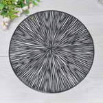 Салфетка сервировочная 38см "Аjour", черная