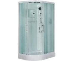 Душевая кабина Esbano (Эсбано) ES-L115CR R, с низким поддоном, с электрикой и LED освещением, 115х85х210