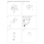 Светильник гипсовый встраиваемый Stellanova Izar Flat Duo sn008 192х125х40мм со светодиодной лампой GU10 MR16 2x7W 4000K Ra>80