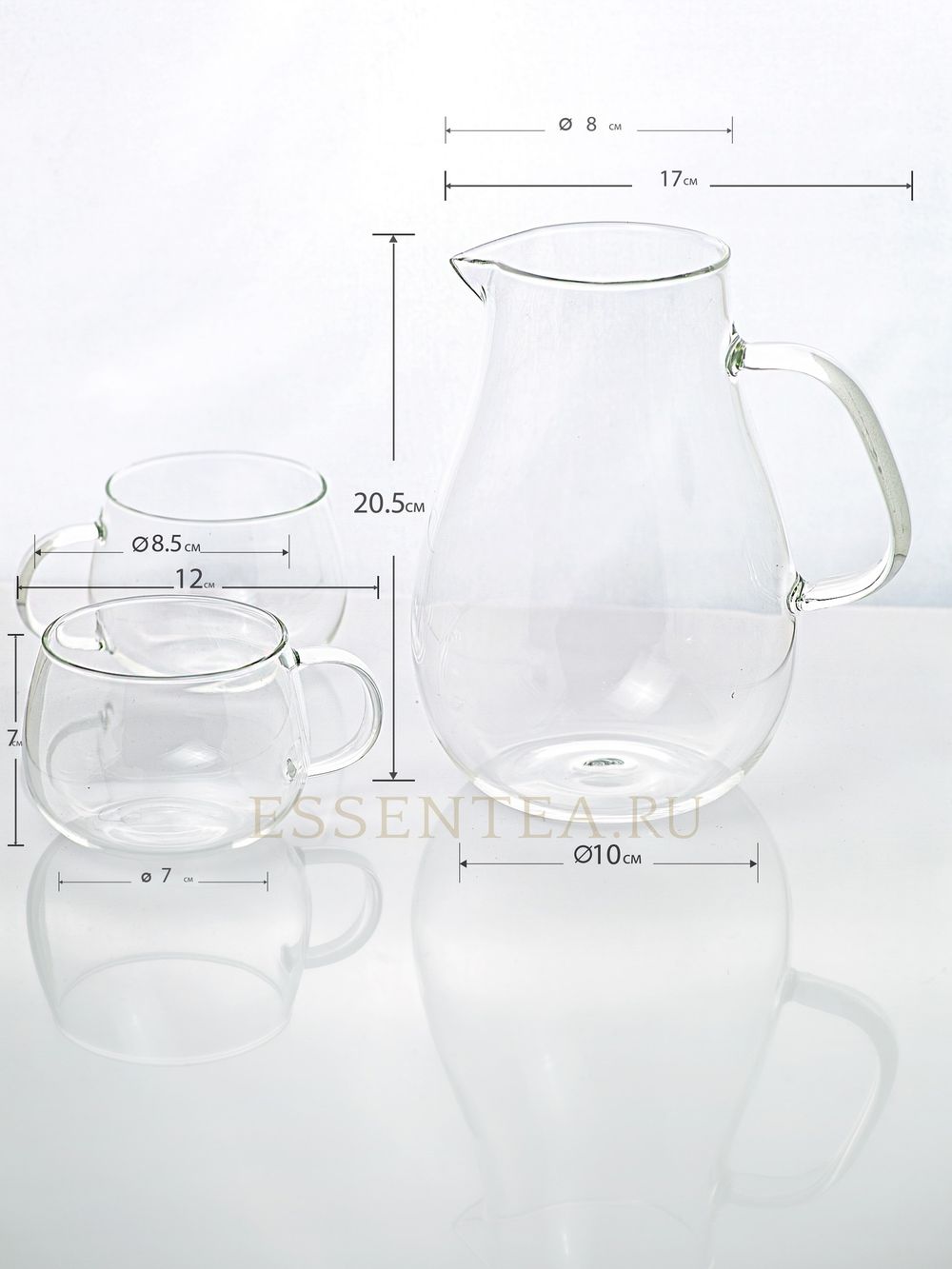 набор посуды размеры