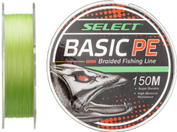 Шнур Select Basic PE 4x 150m (тёмно-зелёный) 0.10mm 10LB/4.8kg