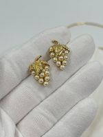 Комплект из серёг и кулона Виноград