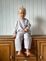 Свитшот оверсайз Mjölk Песочный серый, уценка