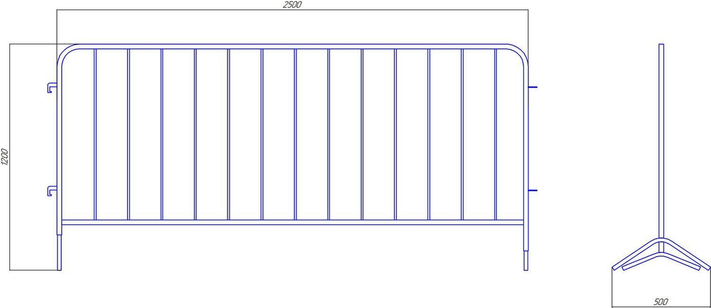 Мобильное ограждение
