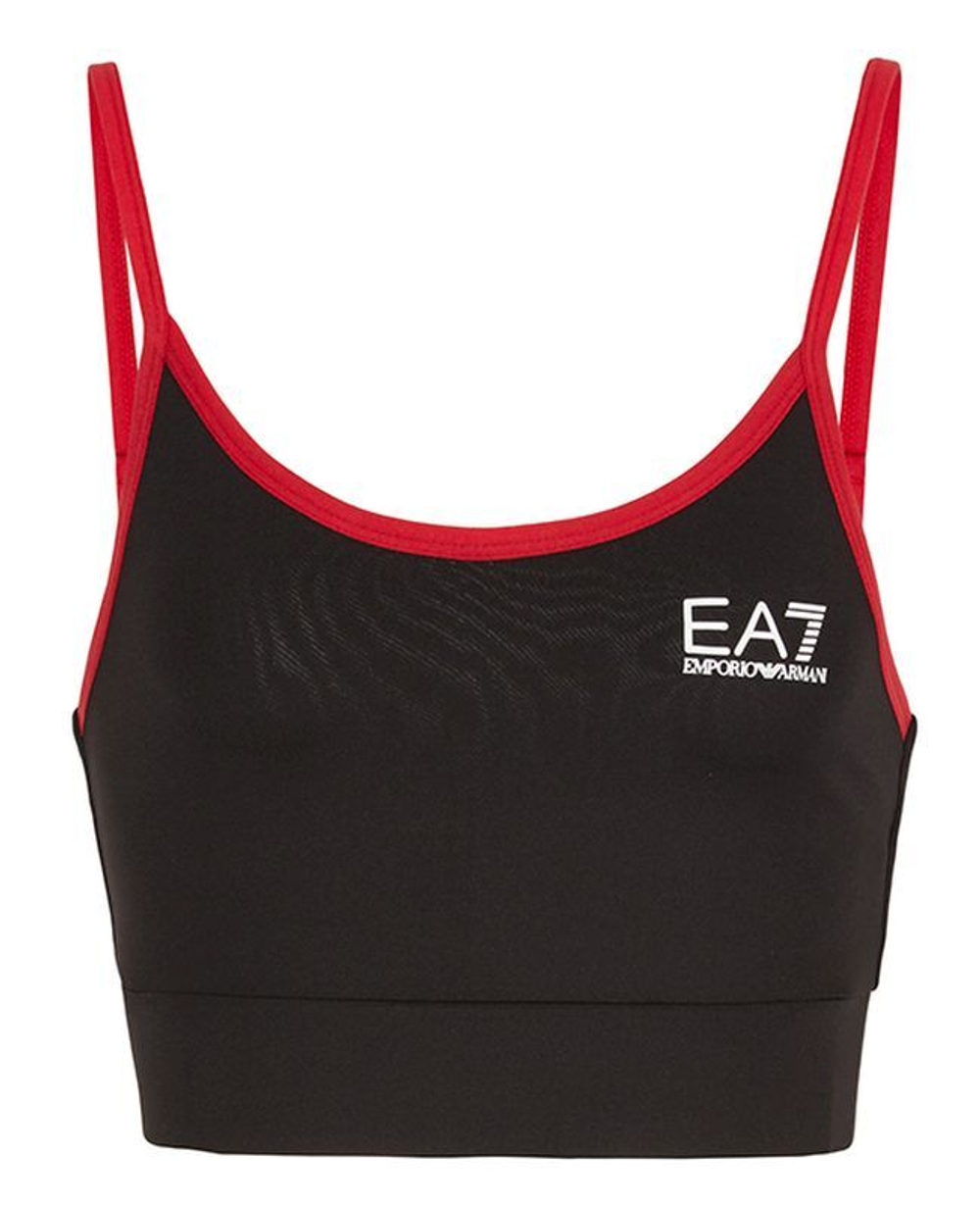 ТОП теннисный EA7 Woman Jersey Sport Bra - black