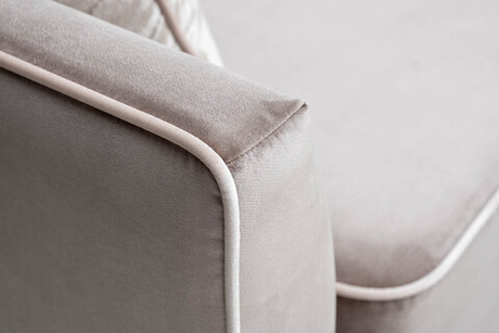 Диван Морес(Mores)(K)/VD кант трехмест.раскл. вельвет беж. Velv-SBEG+Velv-ECRU+Umbr-SBEG 226x103x94 Garda Decor