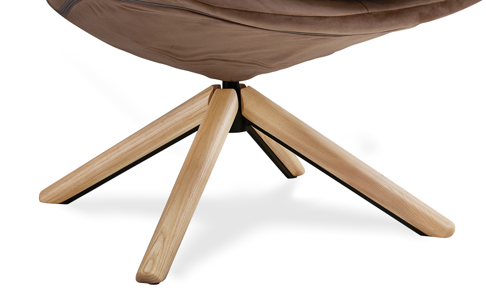 Кресло HUSK DC-1565C коричневое