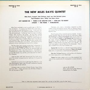 The New Miles Davis Quintet / Miles (LP)