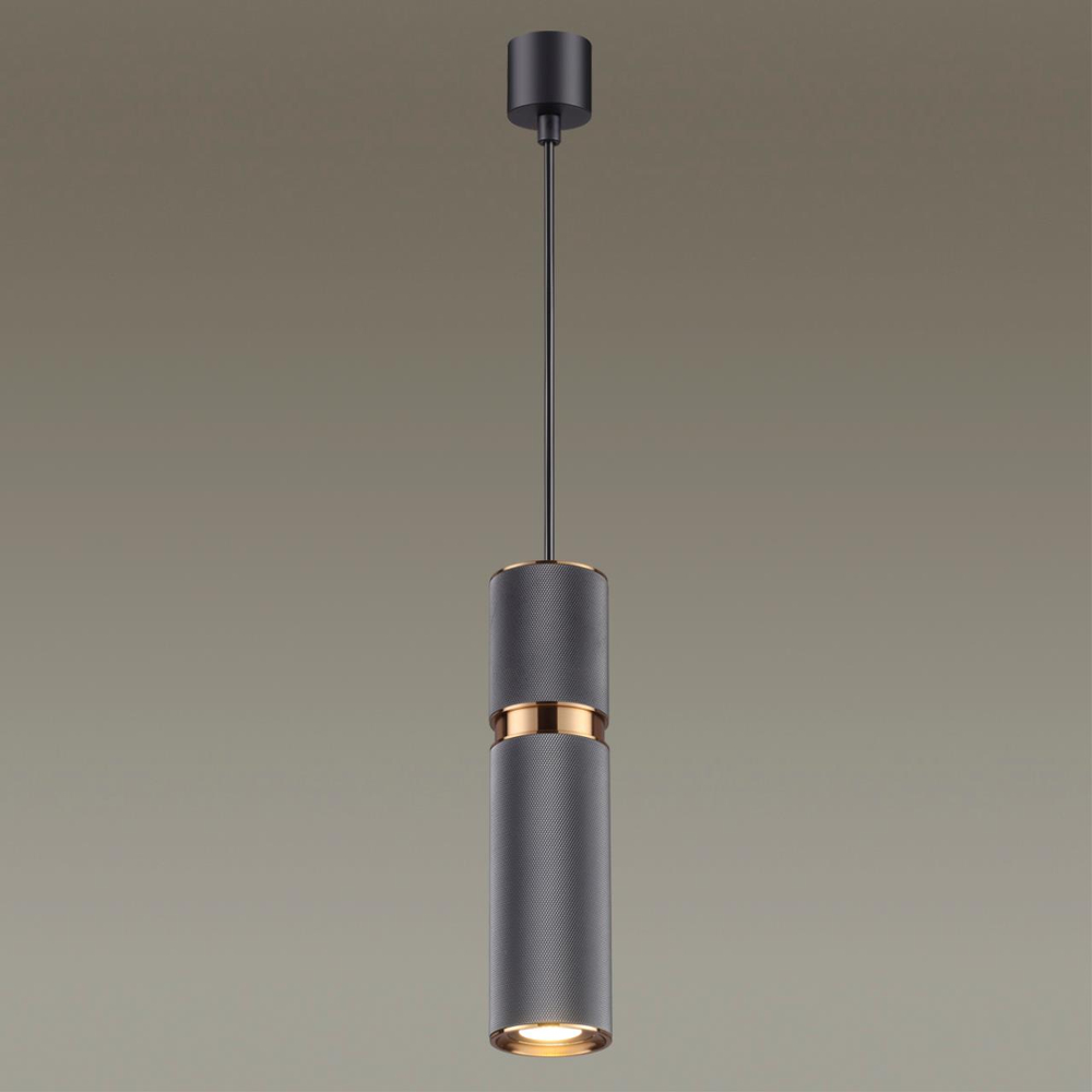 4743/5L L-VISION ODL20 395 серый/золотой Подвес GU10 5W 220V AFRA