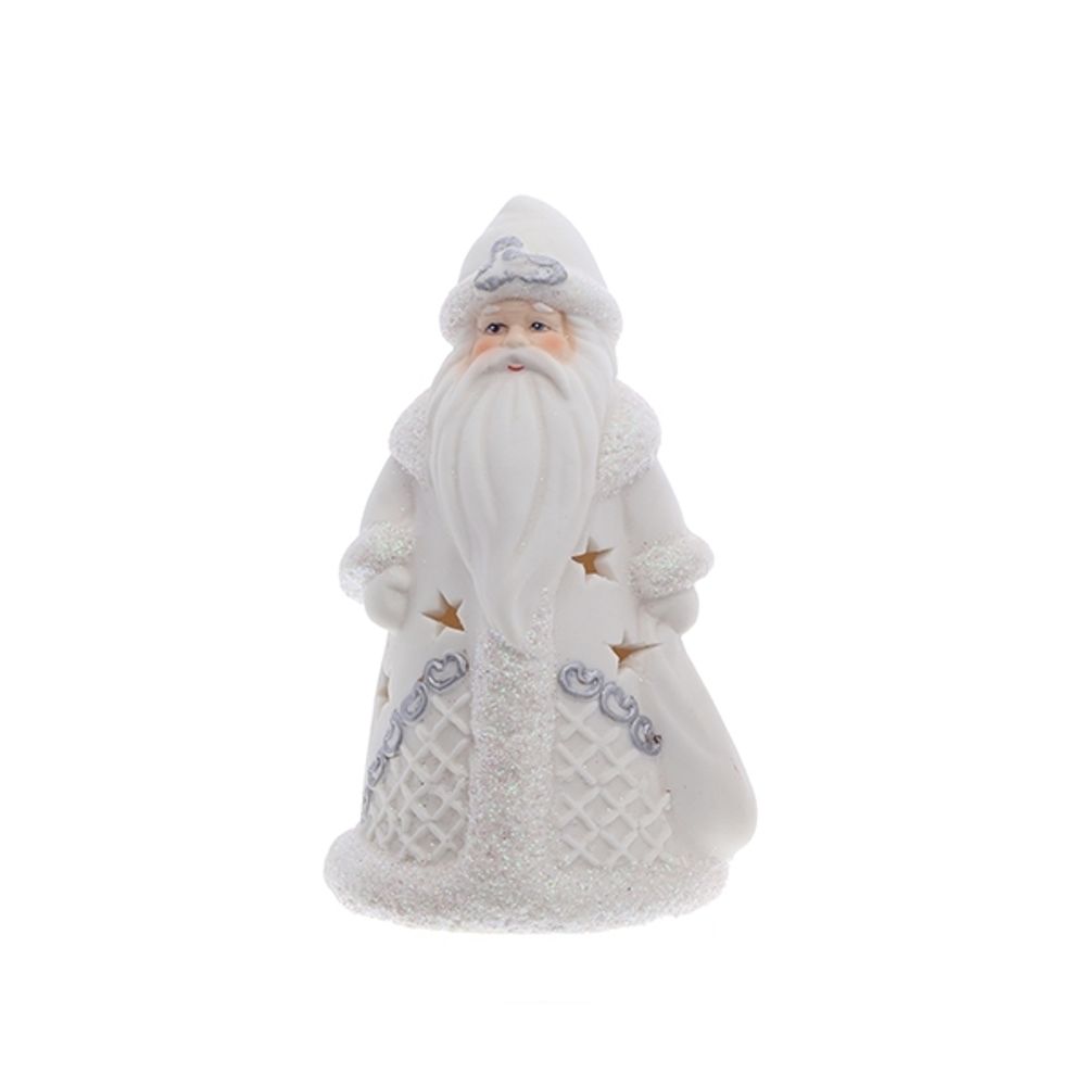 GAEM Фигурка декоративная "Санта" с подсветкой (2xLR44), L6, L6,5 W6 H12 см, 2в.