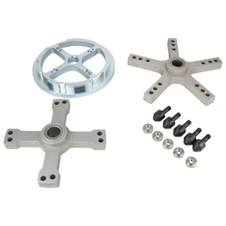 WDK-AB4054 Адаптер универсальный фланцевый для колес грузовых а/м (5-лучевой + 4-лучевой)