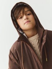 Парка демисезонная "Шоколад" 7+