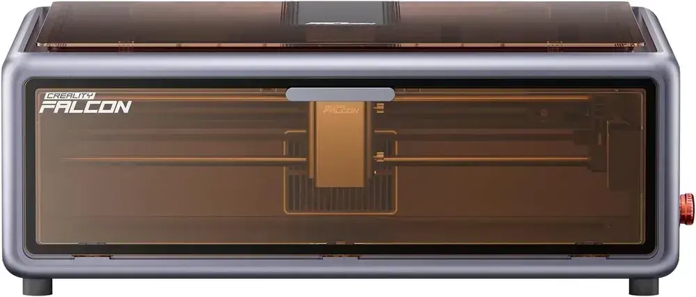 Creality Falcon A1 10 Вт лазерный гравер, выходная мощность 80 Вт, полностью закрытый, скорость 600 мм/с, автоматическое позиционирование HD-камеры