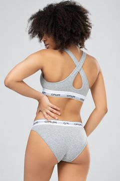 Топ-бра B-18 Серый