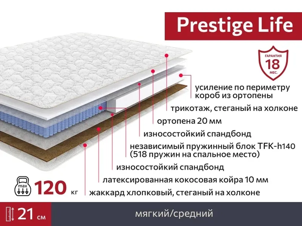 Матрас Prestige Life