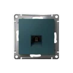 ATN000881 ATLASDESIGN РОЗЕТКА телефонная RJ11, механизм, ИЗУМРУД