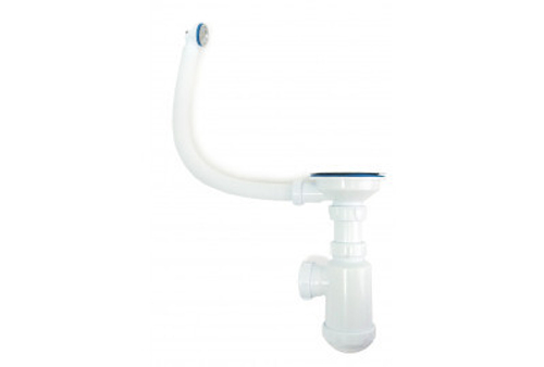 Сифон Grand 3 1/2 эконом с полиров.выпуском 1чаша