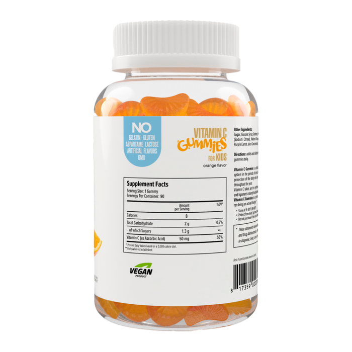 Витамин C для детей &quot;Апельсин&quot;, Vitamin C For Kids Orange 500 mg, Maxler, 90 жевательных пастилок 2
