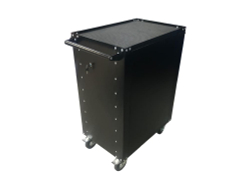 Инструментальная тележка GWT-B7L (7 ящиков, центральный замок, колеса с тормозом, синяя)