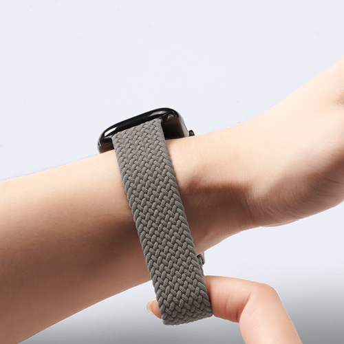 Эластичный ремешок темно-серого цвета (Clay) для смарт часов Apple Watch размером 42, 44, 45, 46, 49MM, серия Mixture Ultra Series от Dux Ducis